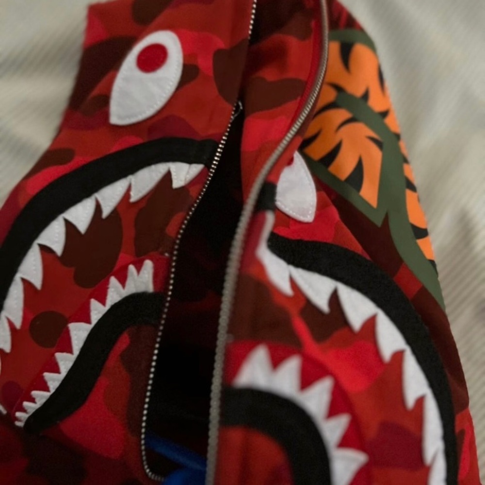 Red bape size medium hoodie